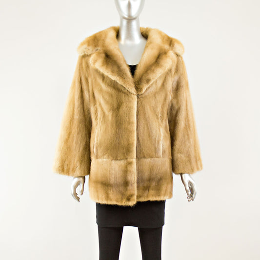 Whisky Mink Jacket - Size L