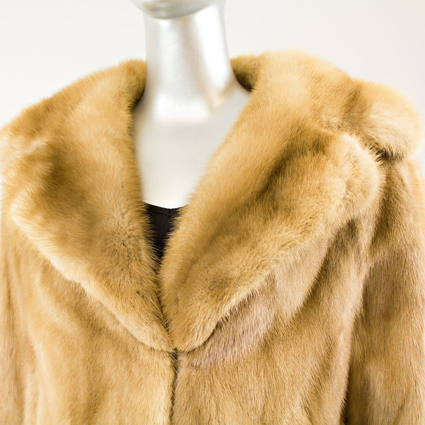 Whisky Mink Jacket - Size L ( Vintage Furs)