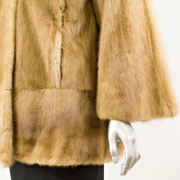 Whisky Mink Jacket - Size L ( Vintage Furs)