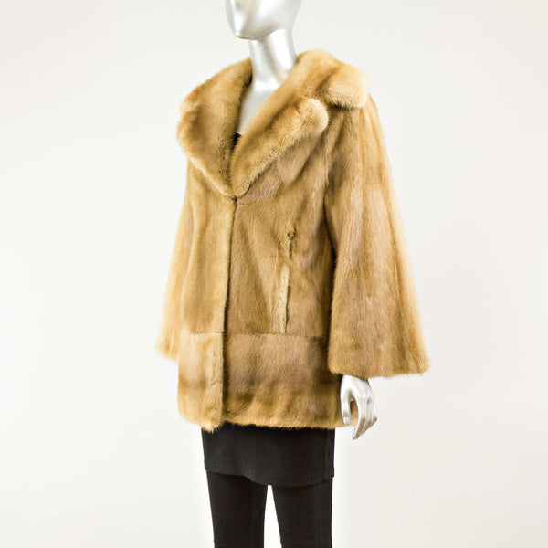 Whisky Mink Jacket - Size L ( Vintage Furs)