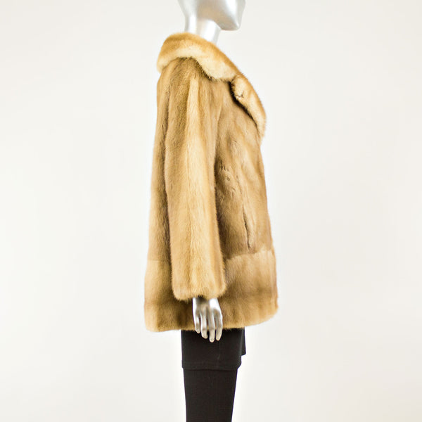 Whisky Mink Jacket - Size L ( Vintage Furs)