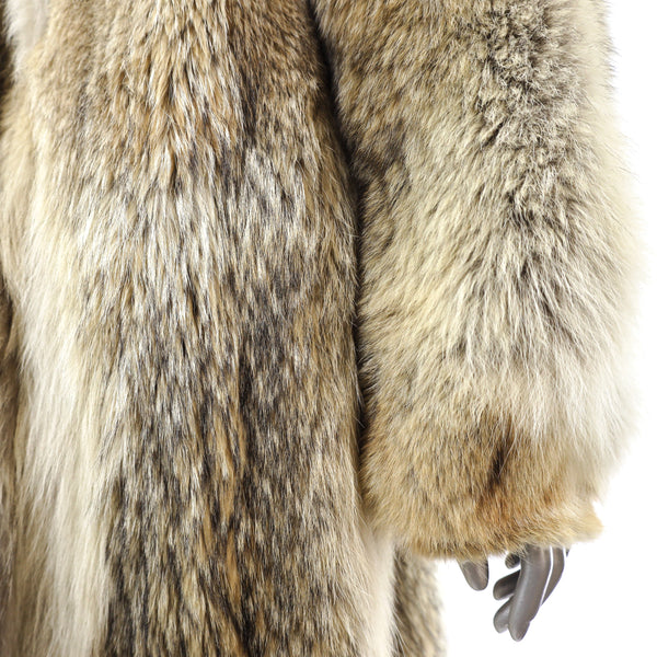 Full Length Fox Coat- Size M
