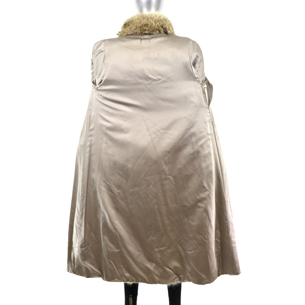 Full Length Fox Coat- Size M
