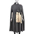 Wool Cape with Fox- Size Free