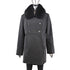 Wool Coat with Fox Collar- Size M